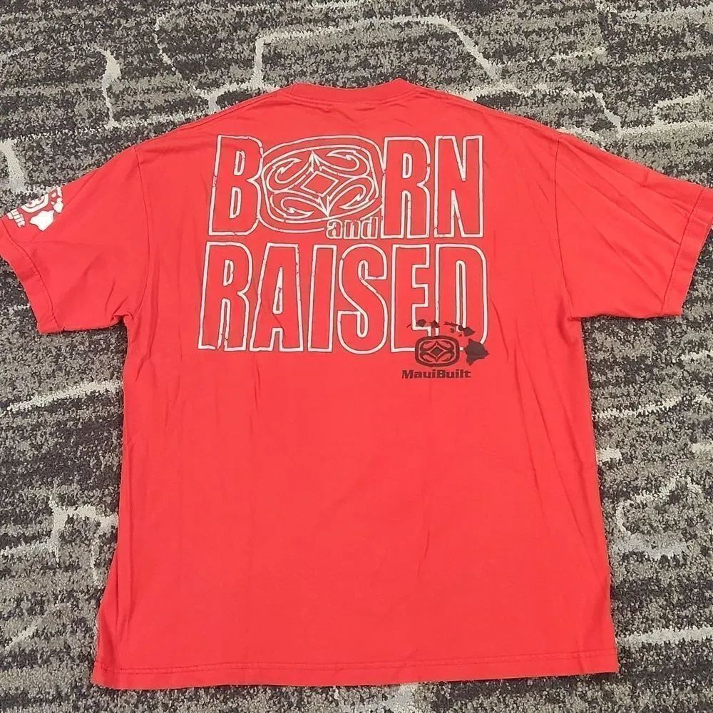Maui Built Born and Raised Hawaii T-shirt XL